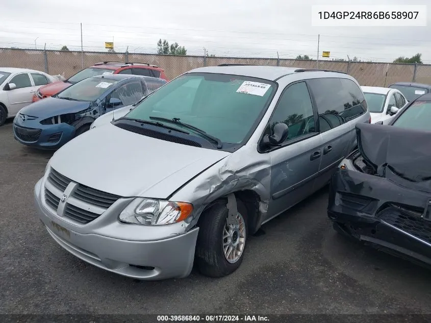 1D4GP24R86B658907 2006 Dodge Grand Caravan Se