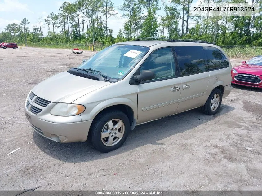 2D4GP44L76R913524 2006 Dodge Grand Caravan Sxt