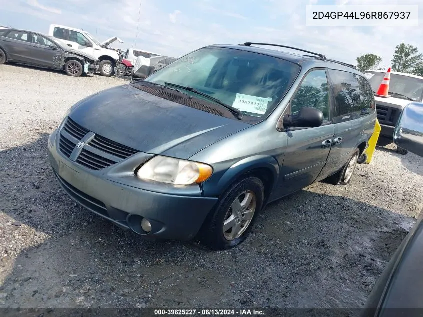 2D4GP44L96R867937 2006 Dodge Grand Caravan Sxt