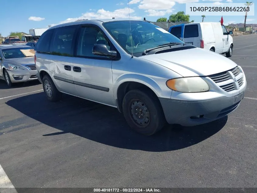 1D4GP25B86B662263 2006 Dodge Caravan Se