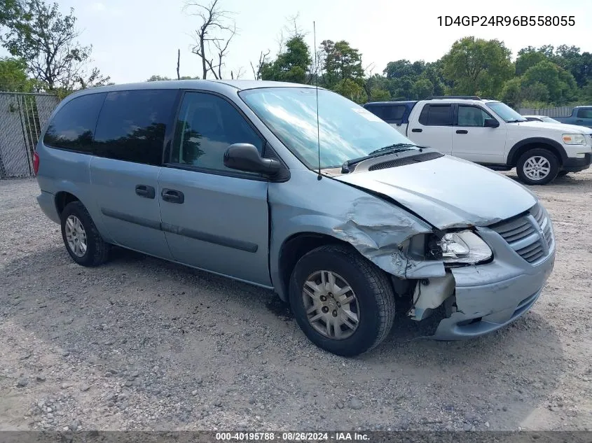 2006 Dodge Grand Caravan Se VIN: 1D4GP24R96B558055 Lot: 40195788