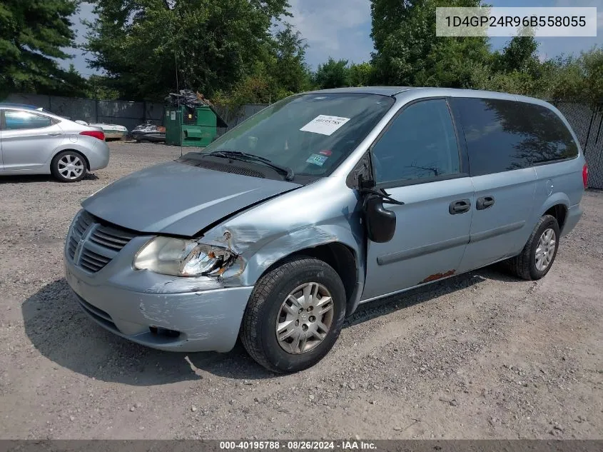 2006 Dodge Grand Caravan Se VIN: 1D4GP24R96B558055 Lot: 40195788