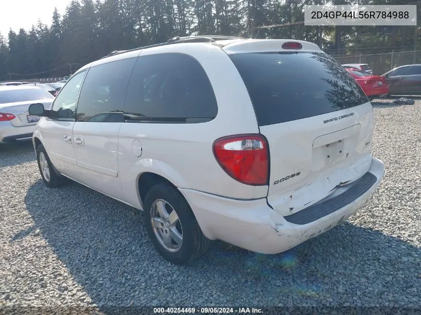 2D4GP44L56R784988 2006 Dodge Grand Caravan Sxt