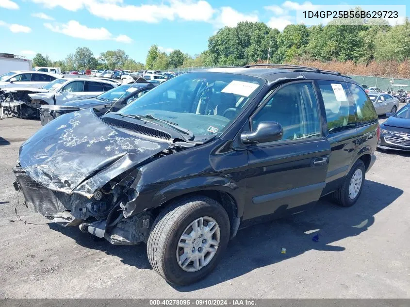 2006 Dodge Caravan Se VIN: 1D4GP25B56B629723 Lot: 40278095