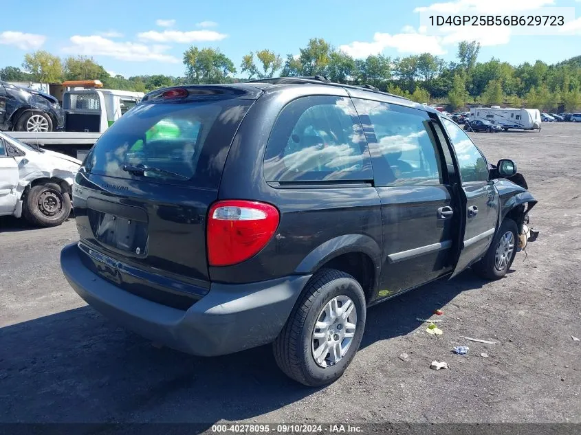 2006 Dodge Caravan Se VIN: 1D4GP25B56B629723 Lot: 40278095