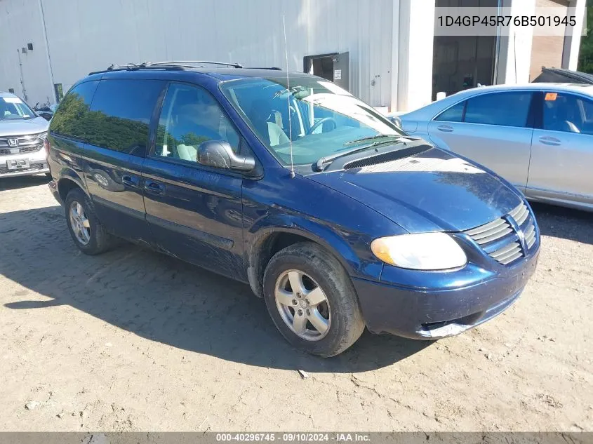 1D4GP45R76B501945 2006 Dodge Caravan Sxt