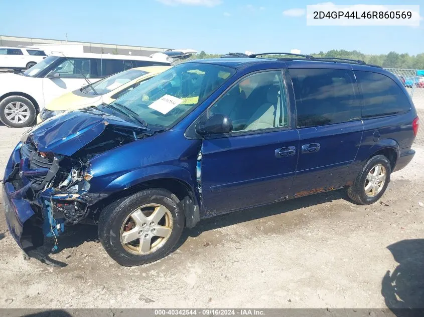 2D4GP44L46R860569 2006 Dodge Grand Caravan Sxt