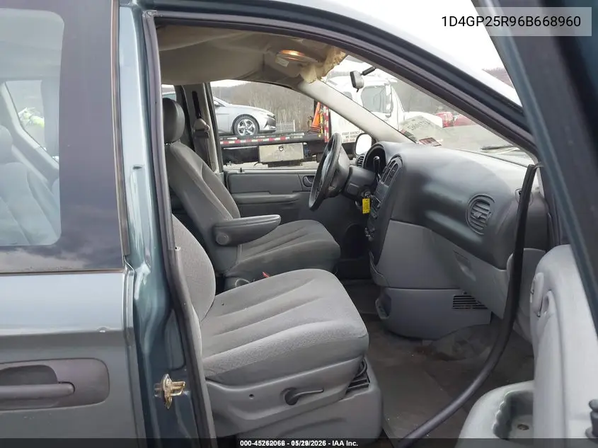 1D4GP25R96B668960 2006 Dodge Caravan Se