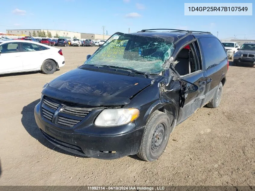 1D4GP25R47B107549 2007 Dodge Caravan Se