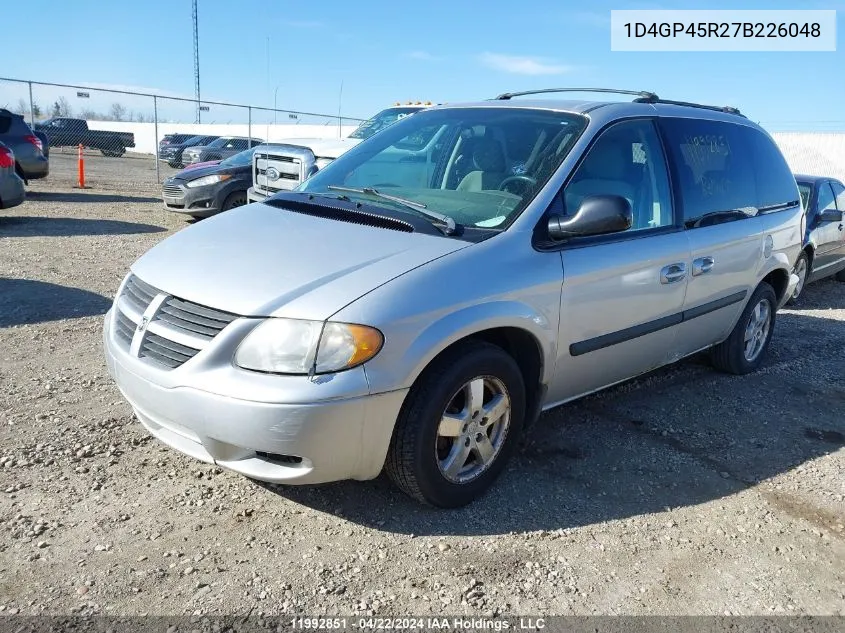 1D4GP45R27B226048 2007 Dodge Caravan Sxt