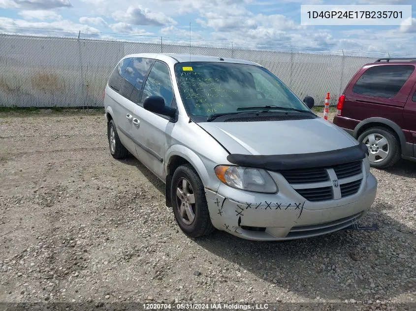 1D4GP24E17B235701 2007 Dodge Grand Caravan Se