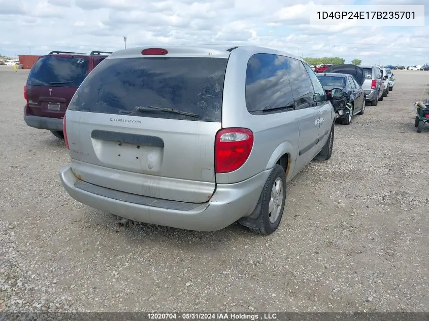 1D4GP24E17B235701 2007 Dodge Grand Caravan Se