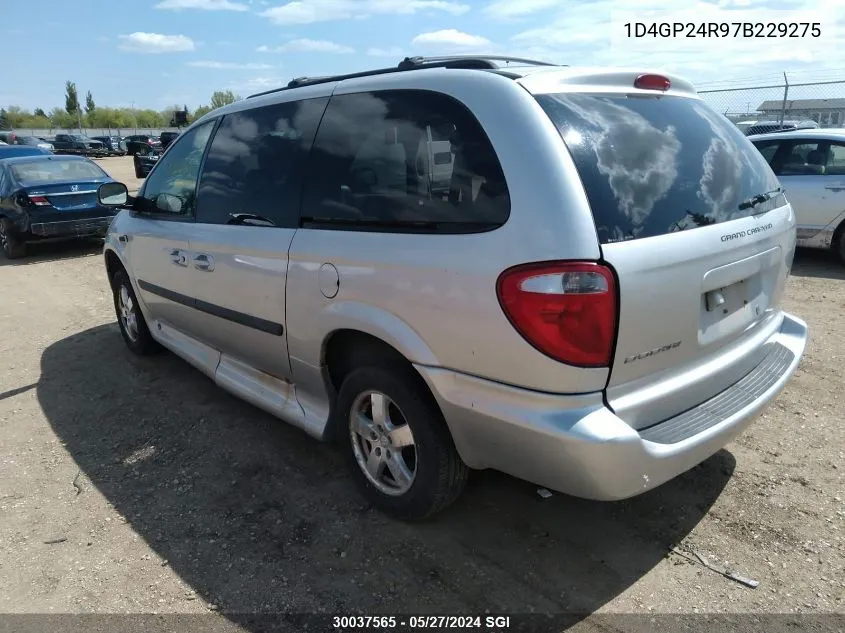 2007 Dodge Grand Caravan Se VIN: 1D4GP24R97B229275 Lot: 30037565