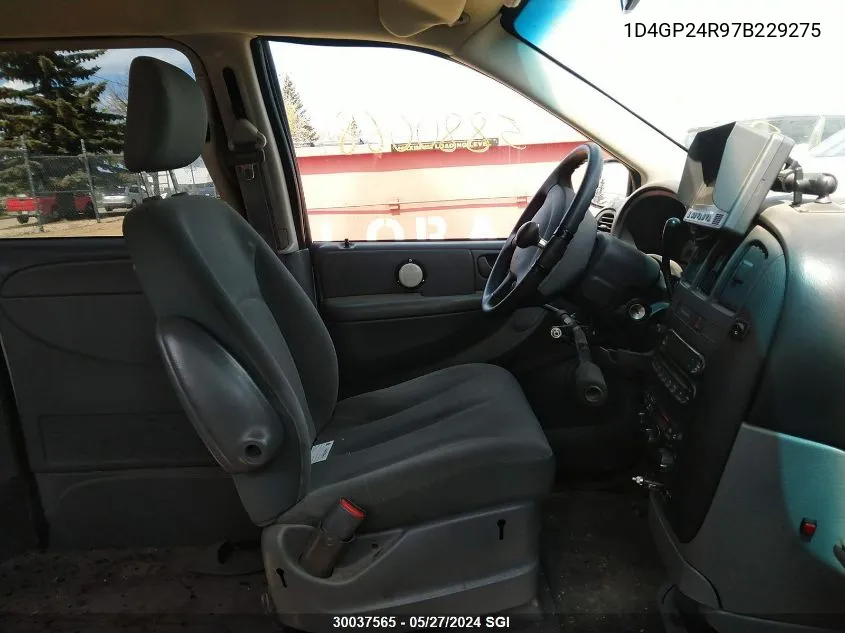 2007 Dodge Grand Caravan Se VIN: 1D4GP24R97B229275 Lot: 30037565