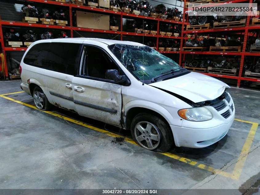 1D4GP24R27B225584 2007 Dodge Grand Caravan Se