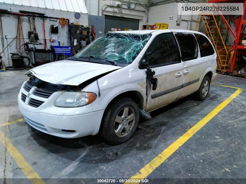 2007 Dodge Grand Caravan Se VIN: 1D4GP24R27B225584 Lot: 30042720