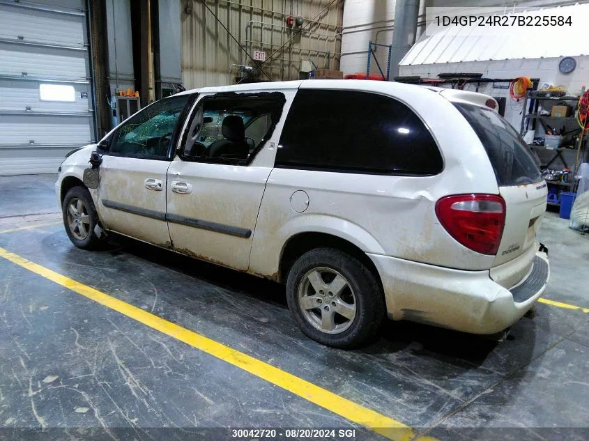 2007 Dodge Grand Caravan Se VIN: 1D4GP24R27B225584 Lot: 30042720