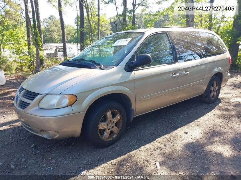 2D4GP44L27R270405 2007 Dodge Grand Caravan Sxt