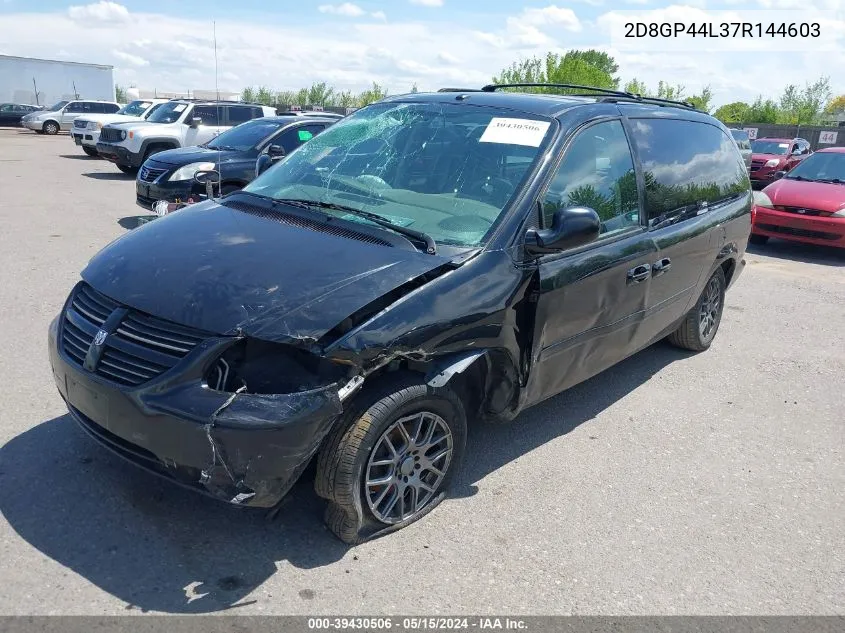 2D8GP44L37R144603 2007 Dodge Grand Caravan Sxt