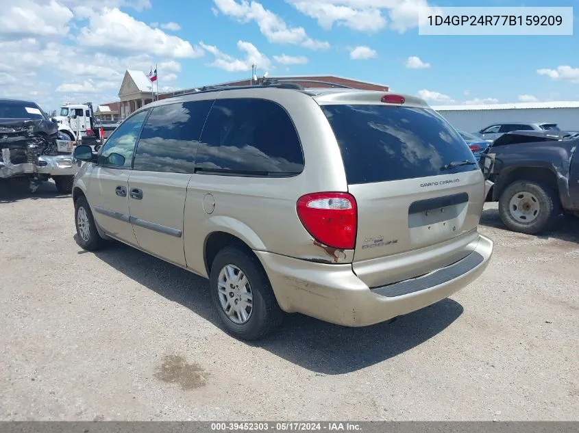 1D4GP24R77B159209 2007 Dodge Grand Caravan Se