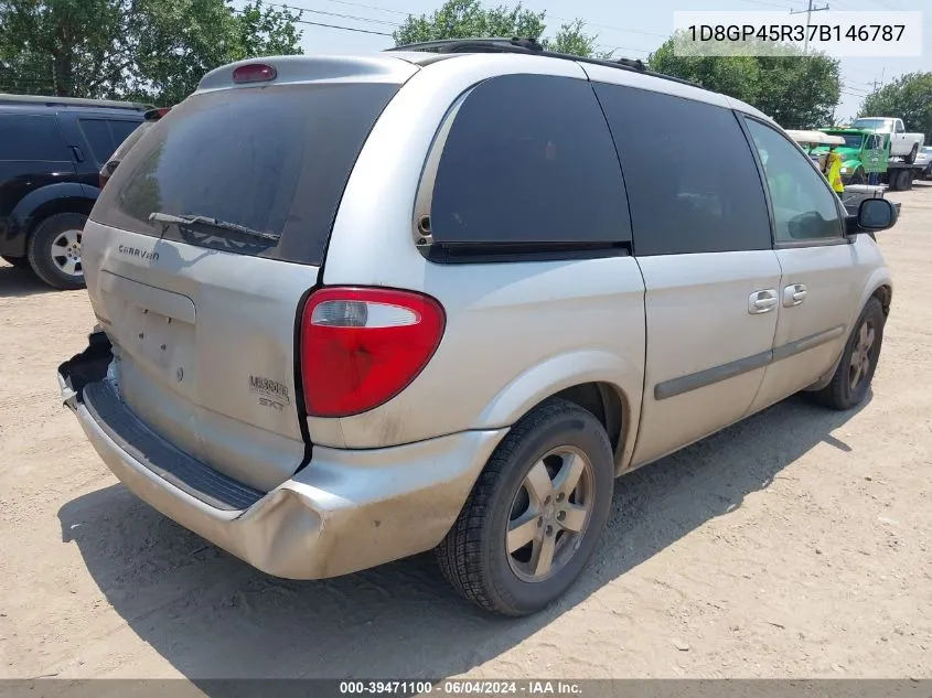 1D8GP45R37B146787 2007 Dodge Caravan Sxt