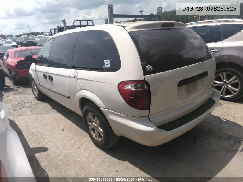 1D4GP23R07B250825 2007 Dodge Grand Caravan Cv