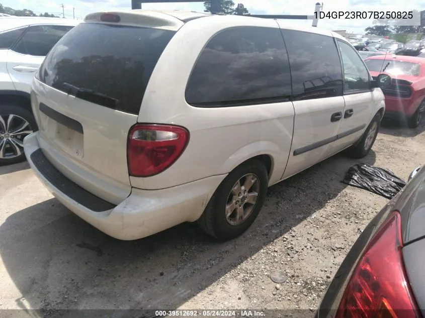 2007 Dodge Grand Caravan Cv VIN: 1D4GP23R07B250825 Lot: 39512692