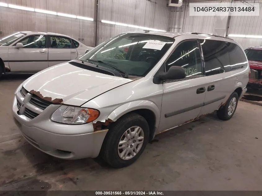 1D4GP24R37B134484 2007 Dodge Grand Caravan Se