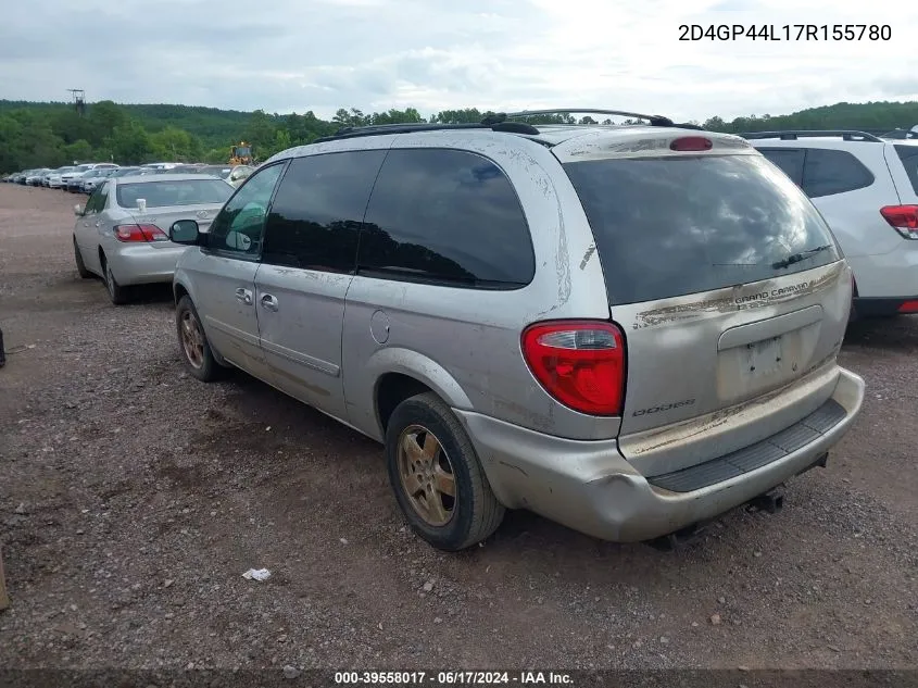 2D4GP44L17R155780 2007 Dodge Grand Caravan Sxt