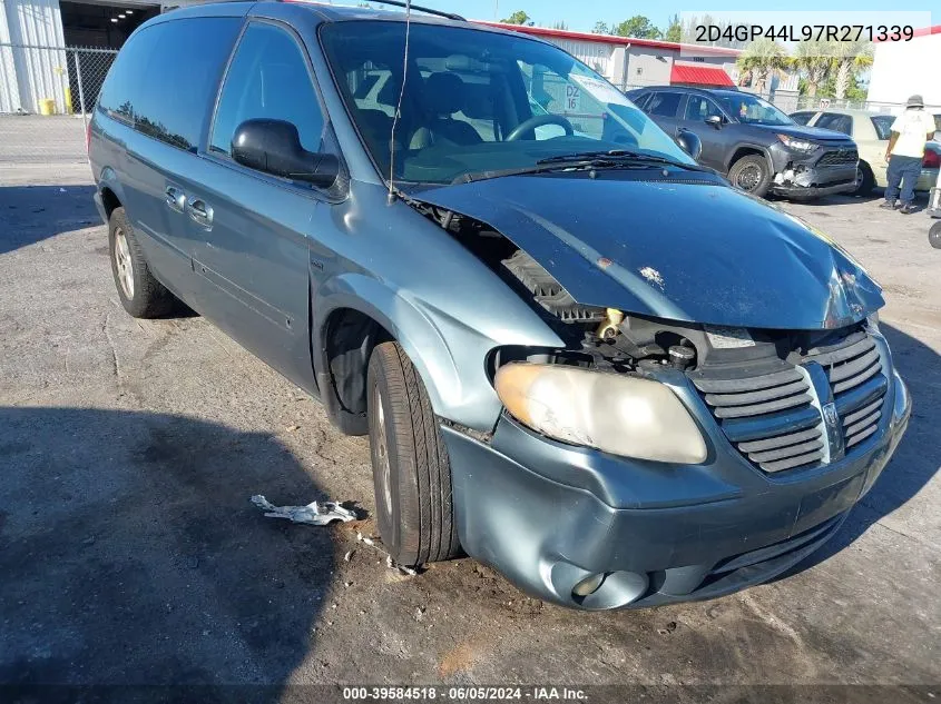 2007 Dodge Grand Caravan Sxt VIN: 2D4GP44L97R271339 Lot: 39584518