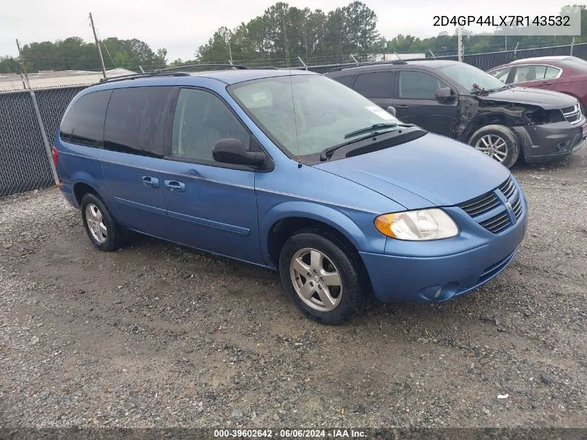 2007 Dodge Grand Caravan Sxt VIN: 2D4GP44LX7R143532 Lot: 39602642