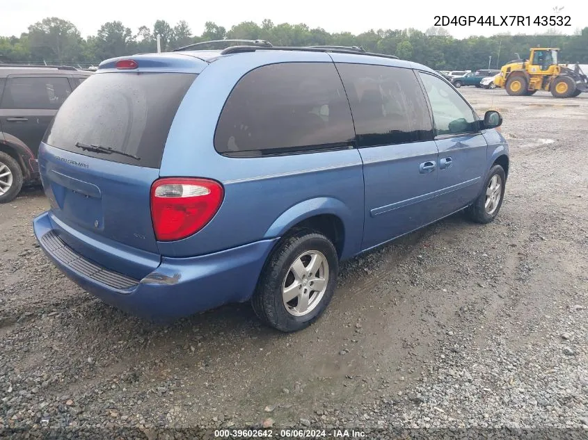 2D4GP44LX7R143532 2007 Dodge Grand Caravan Sxt