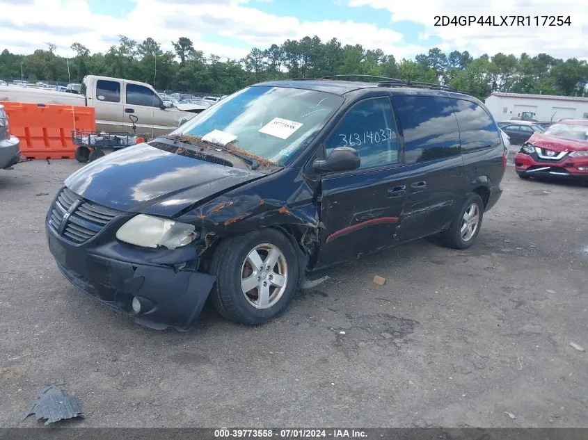 2007 Dodge Grand Caravan Sxt VIN: 2D4GP44LX7R117254 Lot: 39773558