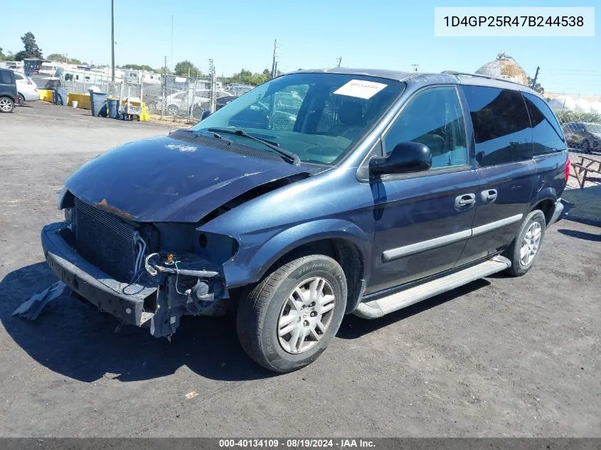 1D4GP25R47B244538 2007 Dodge Caravan Se