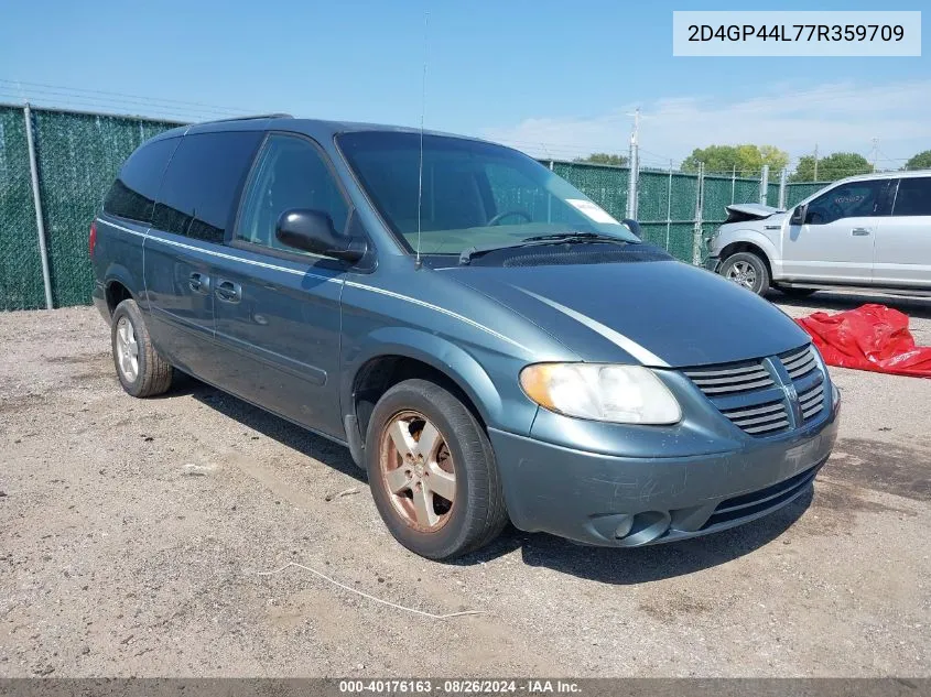 2D4GP44L77R359709 2007 Dodge Grand Caravan Sxt