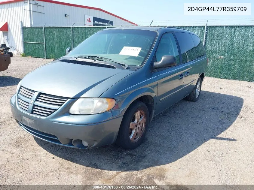 2007 Dodge Grand Caravan Sxt VIN: 2D4GP44L77R359709 Lot: 40176163