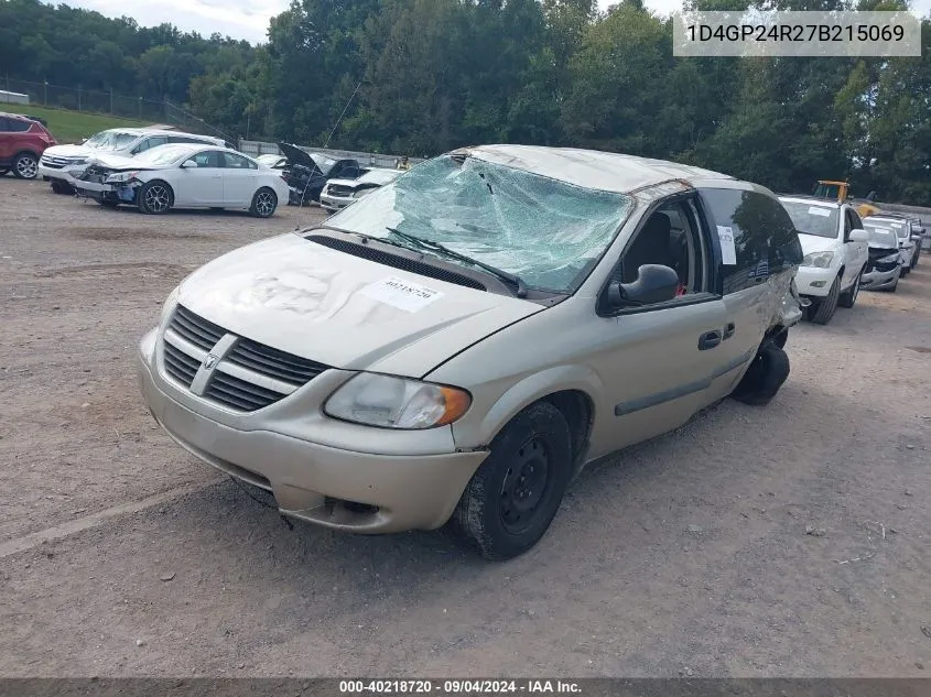 1D4GP24R27B215069 2007 Dodge Grand Caravan Se