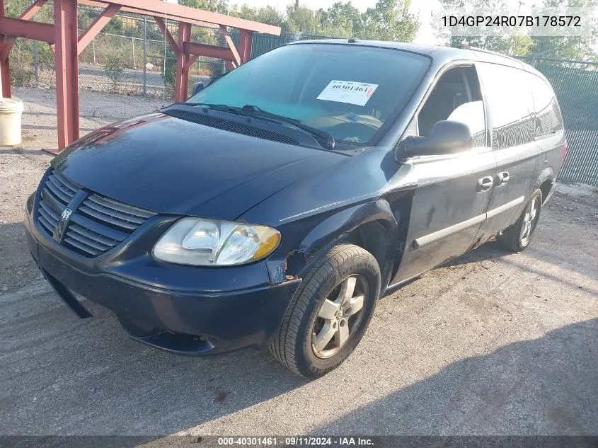 1D4GP24R07B178572 2007 Dodge Grand Caravan Se