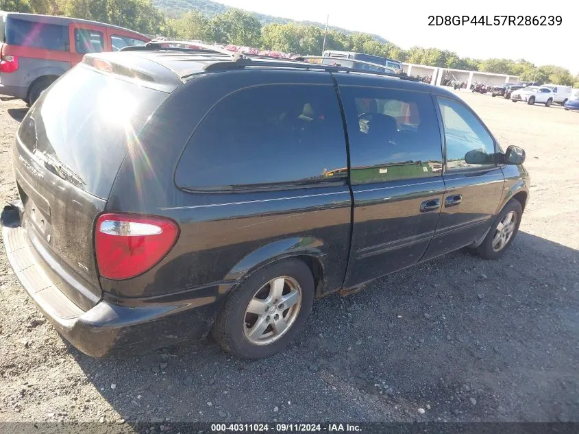 2007 Dodge Grand Caravan VIN: 2D8GP44L57R286239 Lot: 40311024