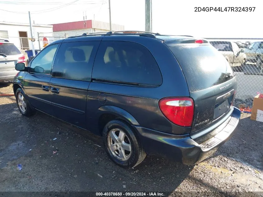 2D4GP44L47R324397 2007 Dodge Grand Caravan Sxt