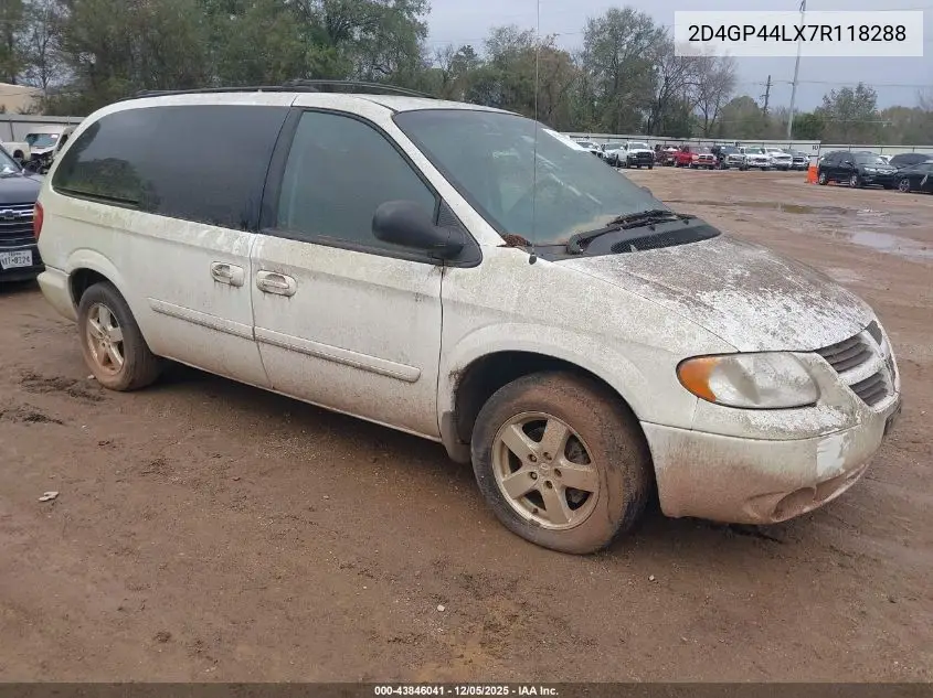 2D4GP44LX7R118288 2007 Dodge Grand Caravan Sxt