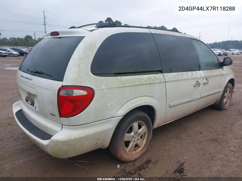 2D4GP44LX7R118288 2007 Dodge Grand Caravan Sxt