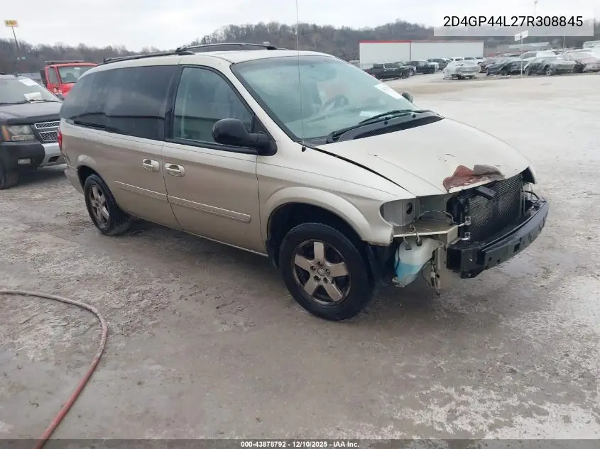 2D4GP44L27R308845 2007 Dodge Grand Caravan Sxt