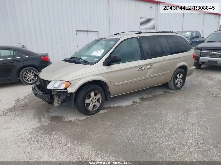 2D4GP44L27R308845 2007 Dodge Grand Caravan Sxt