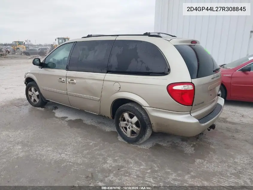 2D4GP44L27R308845 2007 Dodge Grand Caravan Sxt