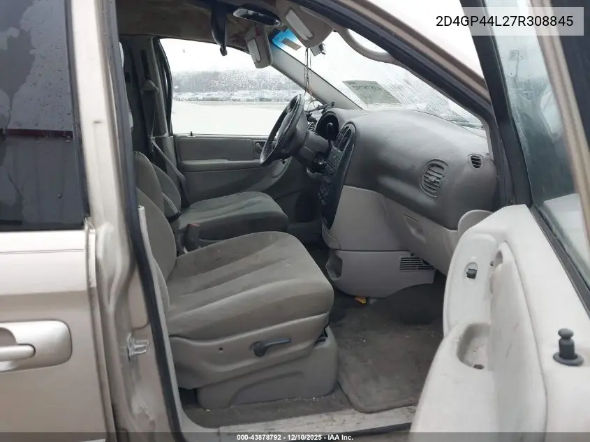 2D4GP44L27R308845 2007 Dodge Grand Caravan Sxt