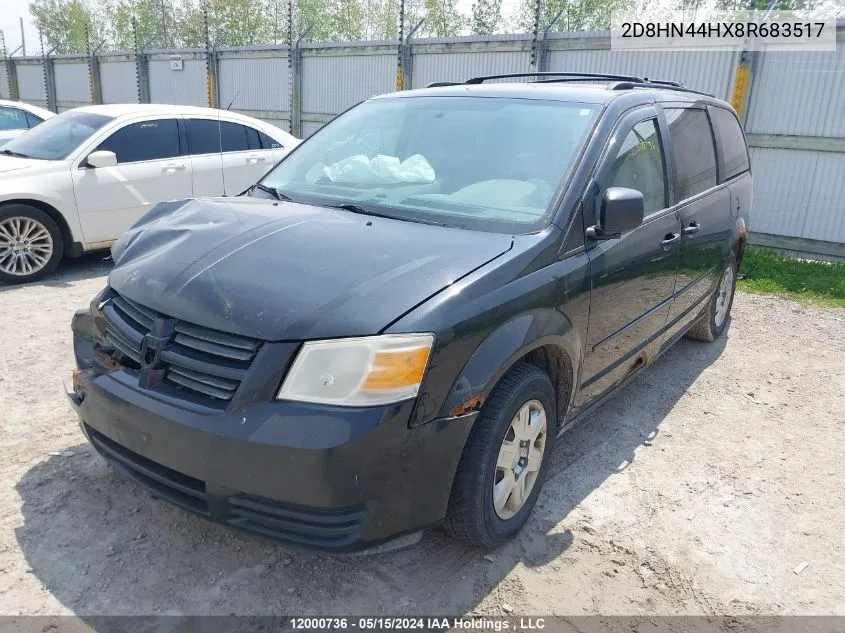 2D8HN44HX8R683517 2008 Dodge Grand Caravan Se