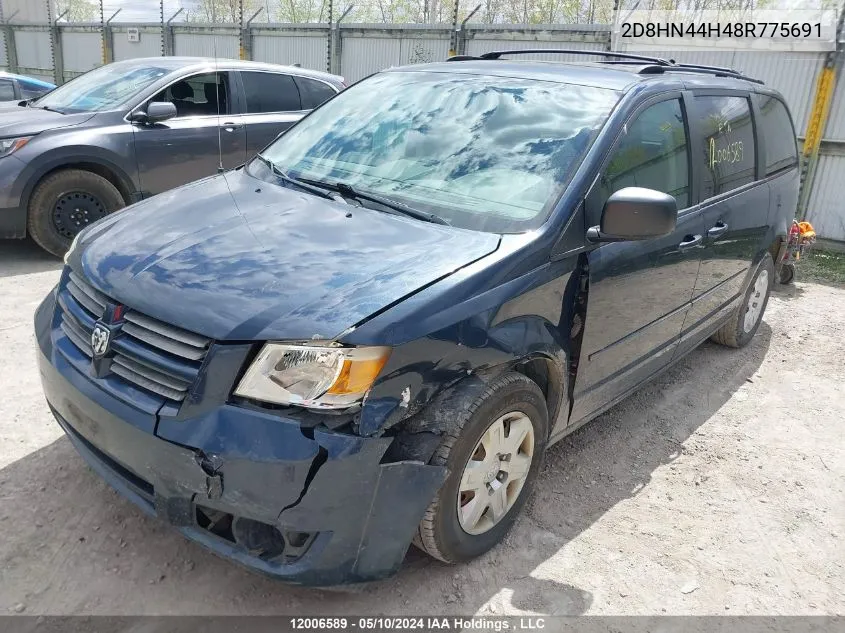 2D8HN44H48R775691 2008 Dodge Grand Caravan Se