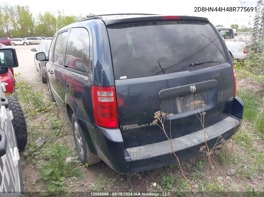 2D8HN44H48R775691 2008 Dodge Grand Caravan Se