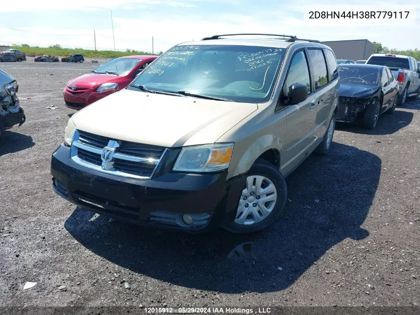 2D8HN44H38R779117 2008 Dodge Grand Caravan